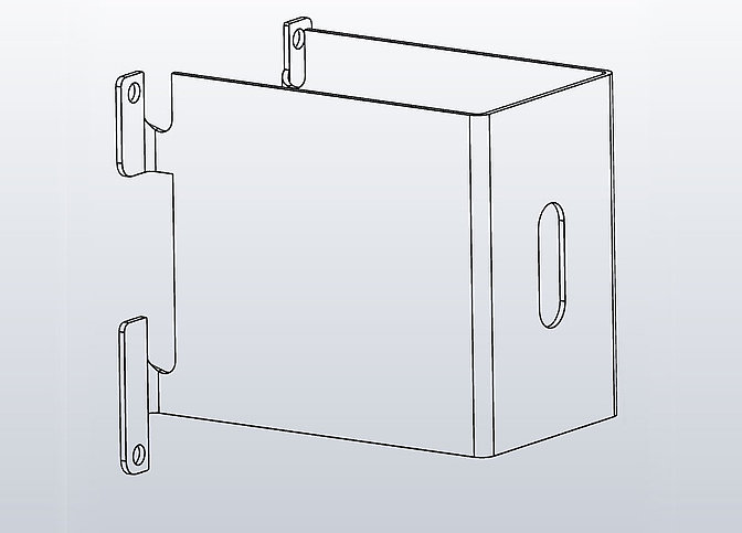 WALL BRACKET FOR FOOD INDUSTRY